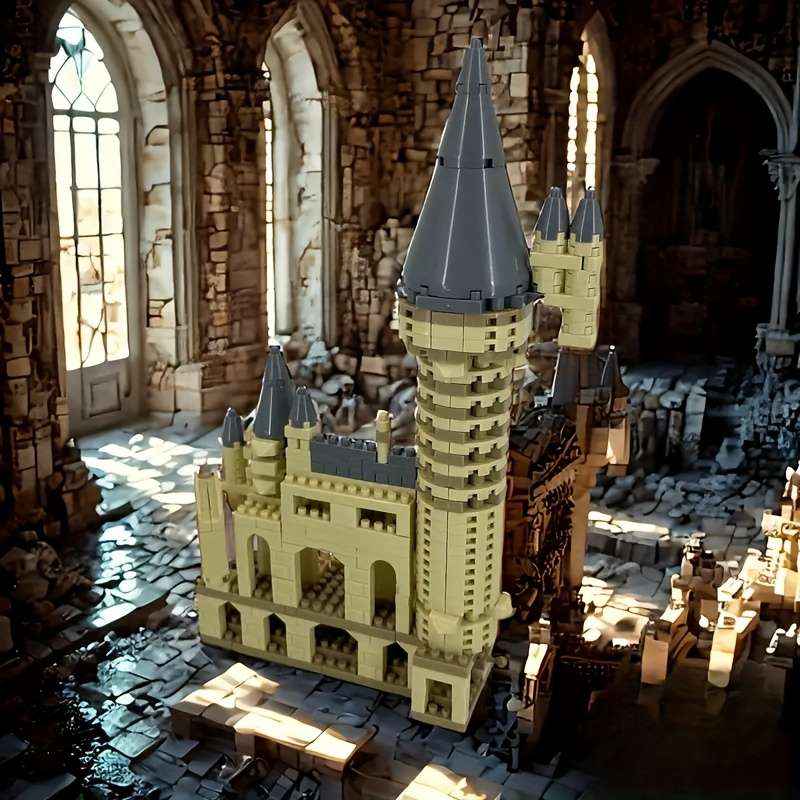 Building Toy Architectural Model Toy Set Model Magic Academy