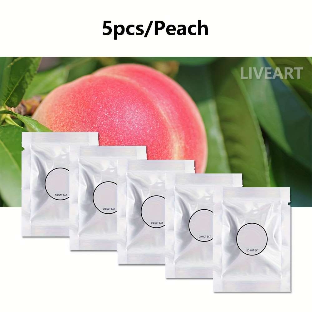 Car Aromatherapy Perfume Items 5Pcs Peach