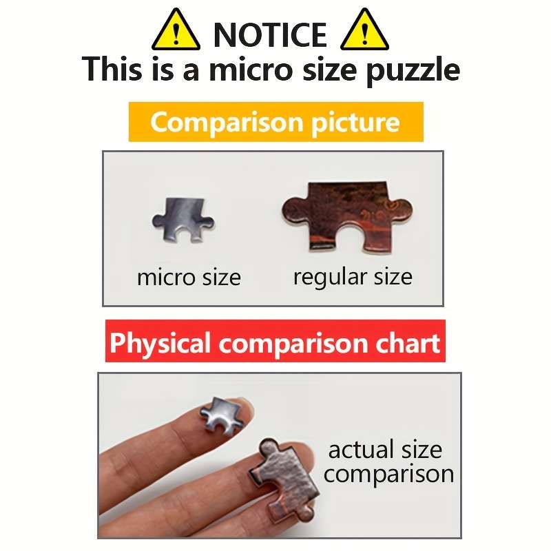 1000 Piece Mini Paper Jigsaw Puzzle