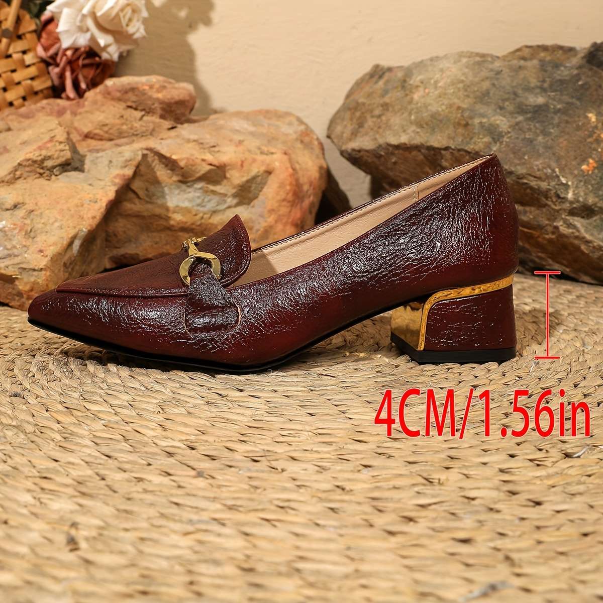 Women S High Heels Color Burgundy Sizeuk 7