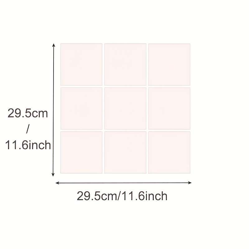 Floor Stickers Color Pink Size 29.5X29.5Cm Is 11.6X11.6Inch