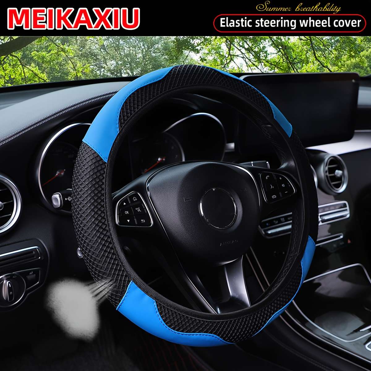 Car Steering Wheel Cover Purple