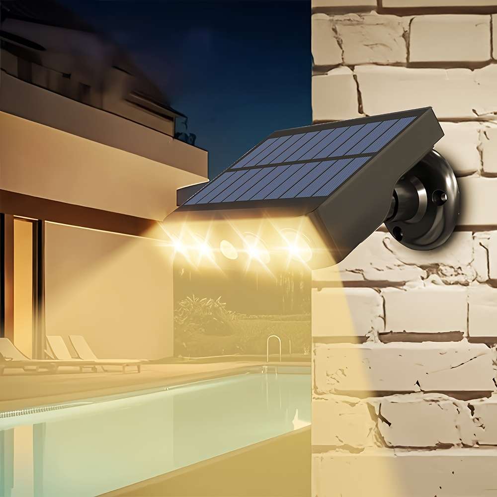 Solar Emergency Lights Color Warm Light Upgraded Version Model7Led