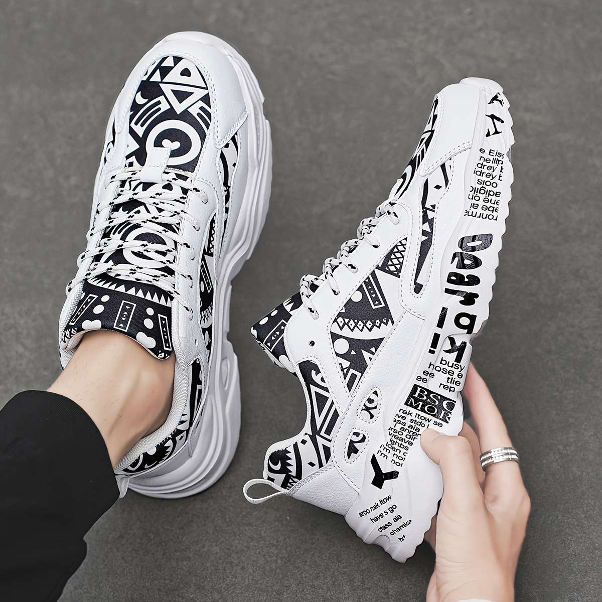 Sneakers Color White And Yellow Sizeuk 7