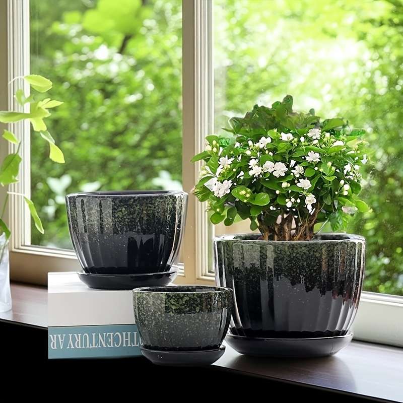 Flowerpot Color 3Pcs Flower Pots