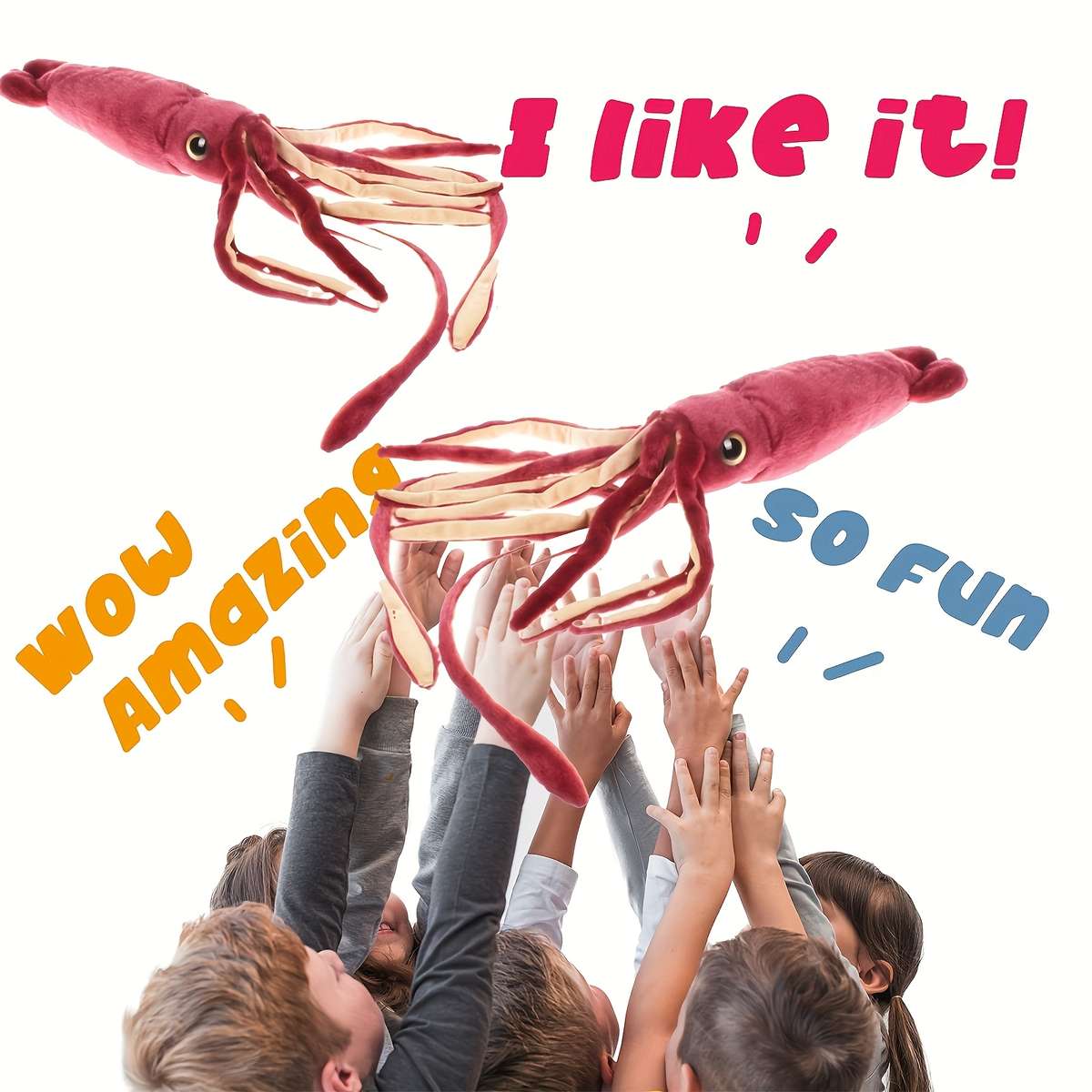 Plush Toyss color Wine Red