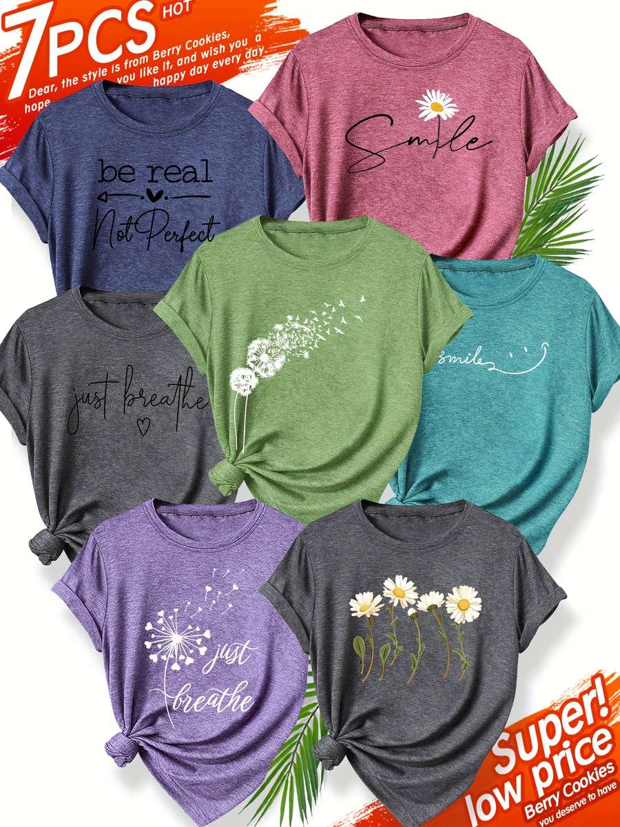 Womens T Shirt Color Dark Green Sizes