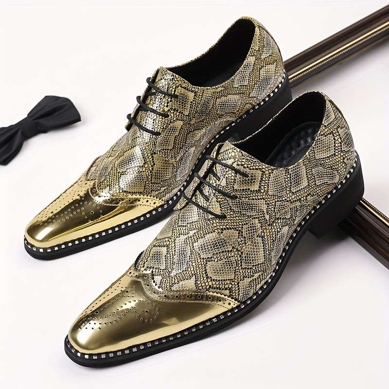 Mens Leather Shoes Color Silvery Sizeuk 10.5
