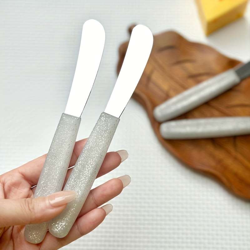 4PCS Stainless Steel Butter Cheese Knife Durable Spread And Cake Making Tool For