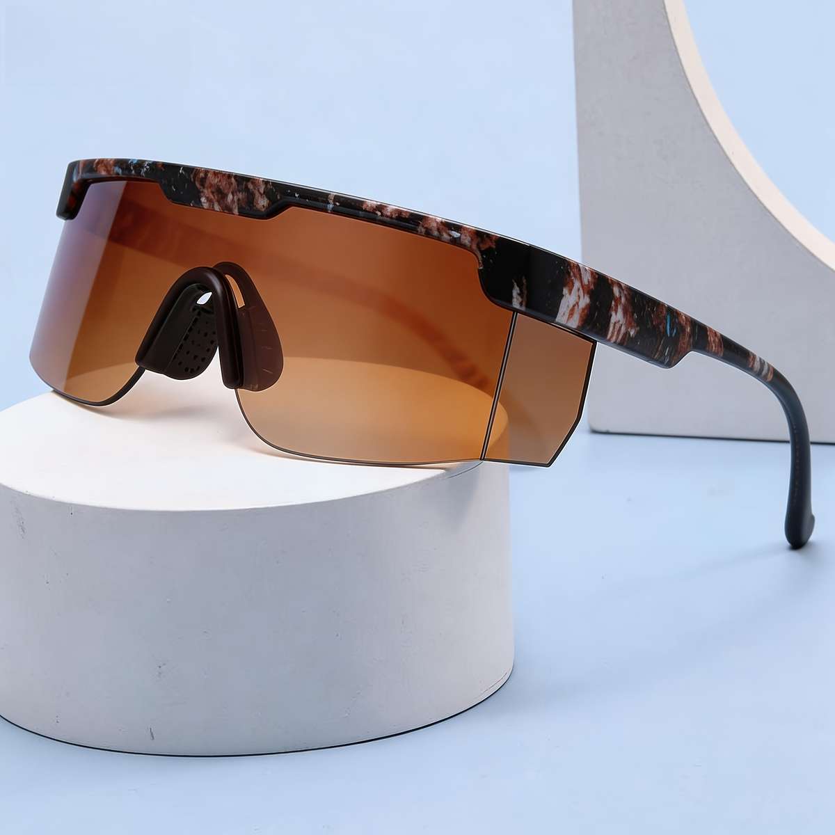 Cycling Glasses Color Speckled Frame Tea Tablets  Glasses Cloth