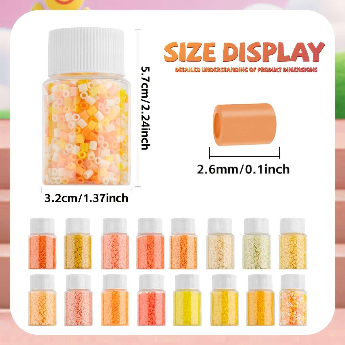 Perler Bead Set Small Size Bottle A2 999Pcs