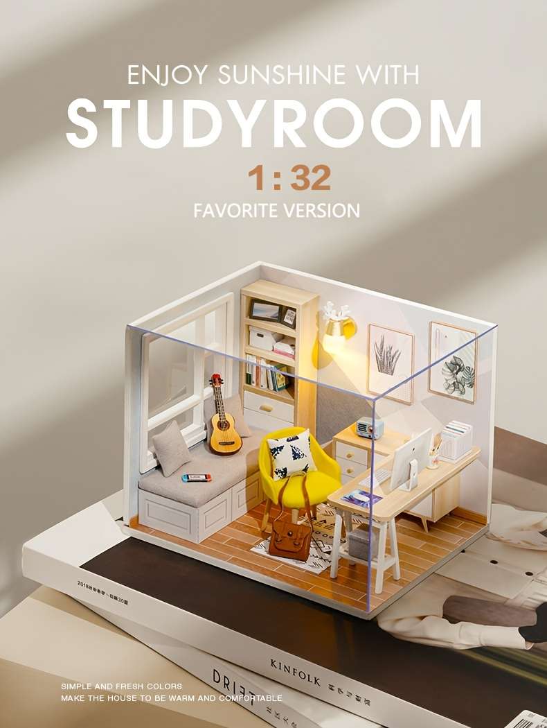 3D Model Desktop Ornaments Items Sunshine Study  Dust Cover  Tools