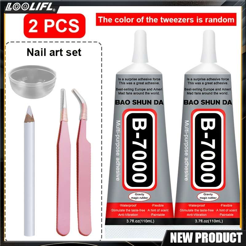 Glue Model 110Ml Nail Glue Quantity2Pcs