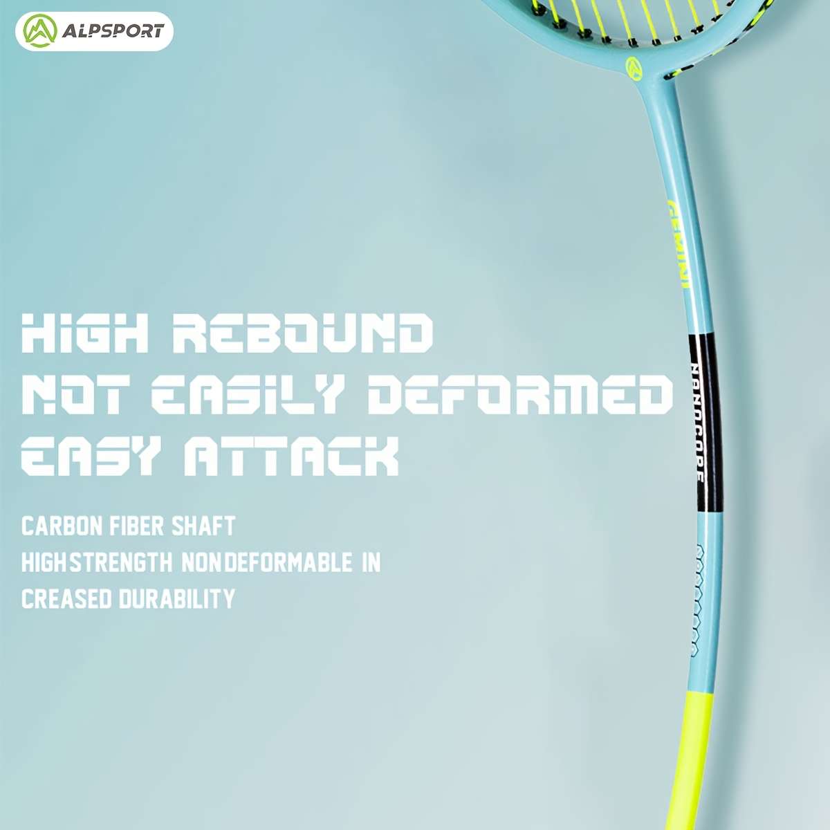 Badminton Racket Color 2 Blue Rackets  Bag  2 Grip