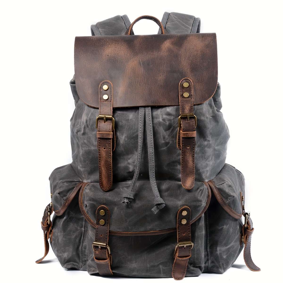 Men S Backpack Khaki 1