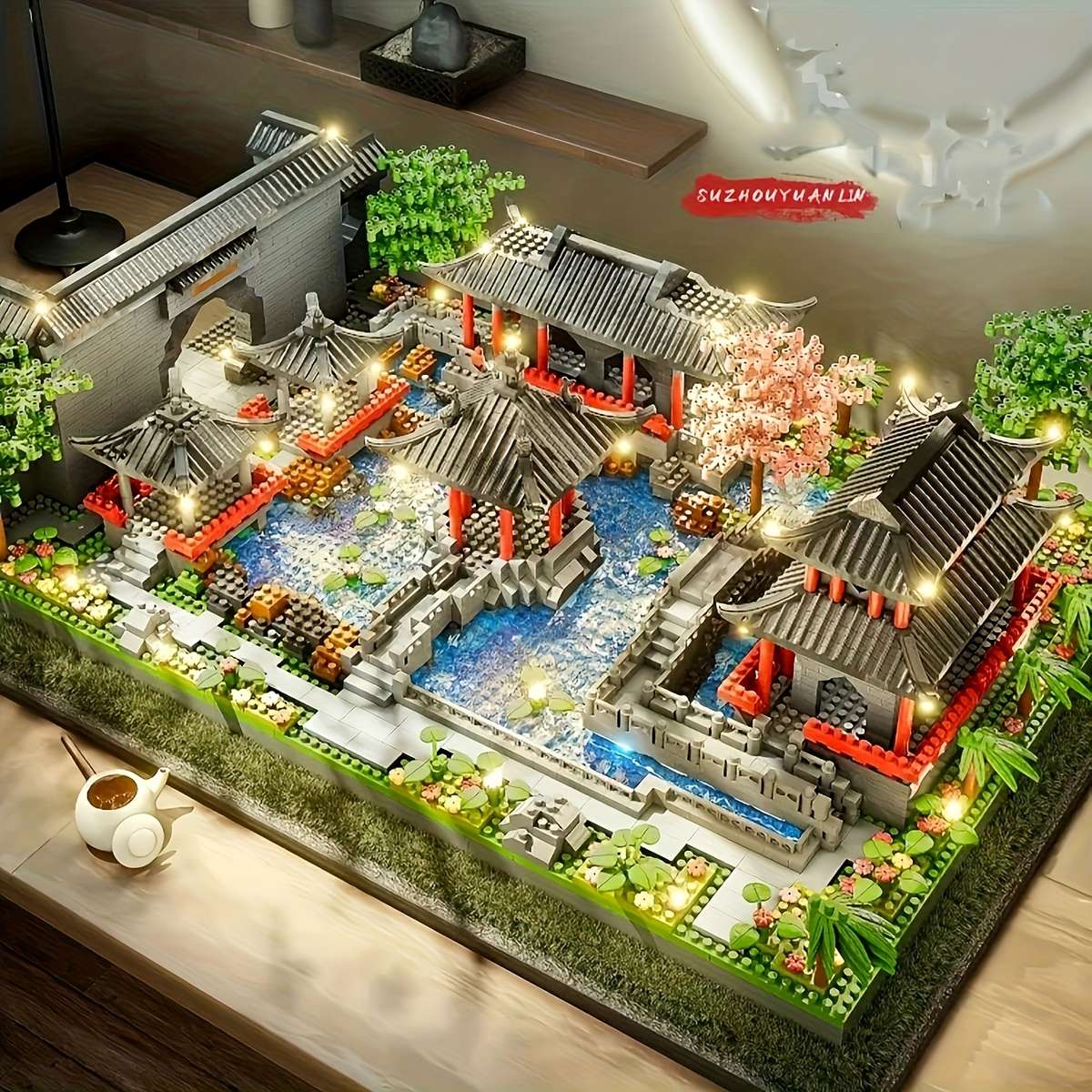 Building Toy Architectural Model Toy Set Quantity 1428Pcs