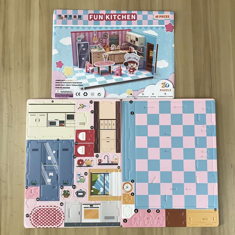 Building Toy Architectural Model Toy Set Style Christmas Dessert Shop