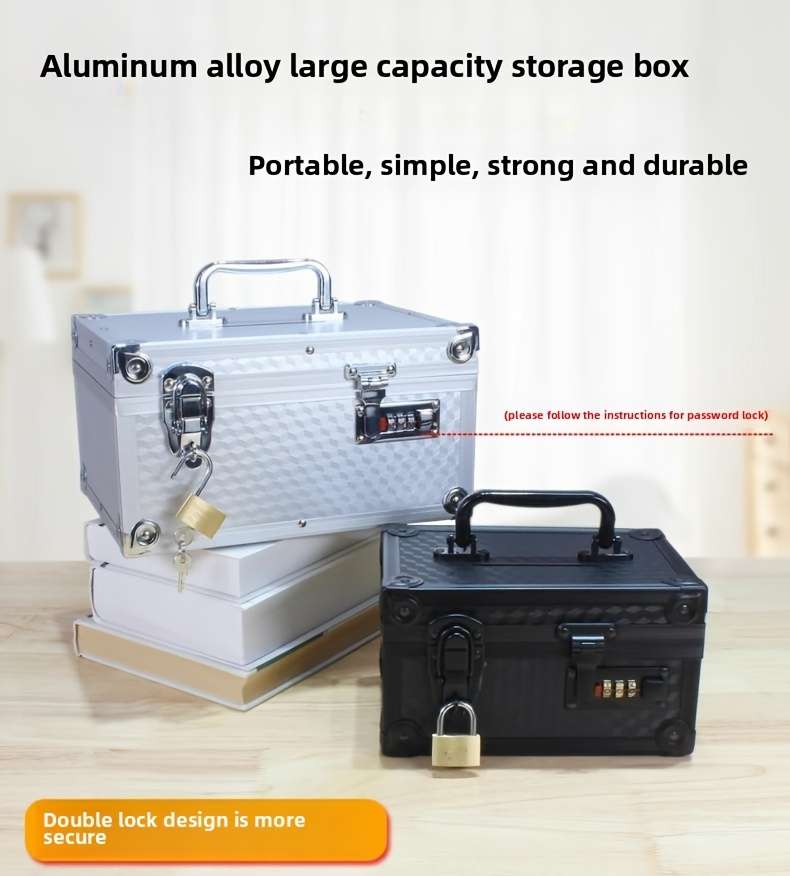 Safety Storage Box Color Black Sizelarge