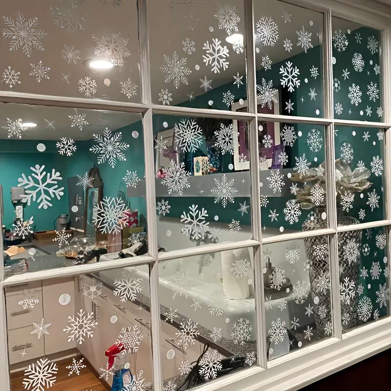 Window Stickers Quantity 1 Sheet40 Snowflakes
