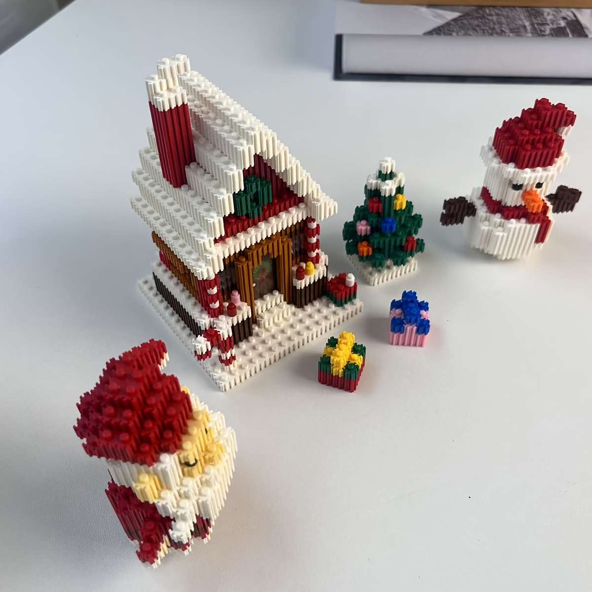 Building Toy Architectural Model Toy Set Model Christmas Combination Building Blocks