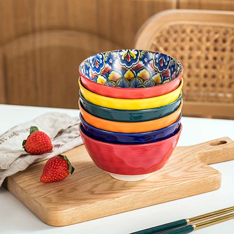 Bowl Color 4.5In 1Set Of 6Pcs