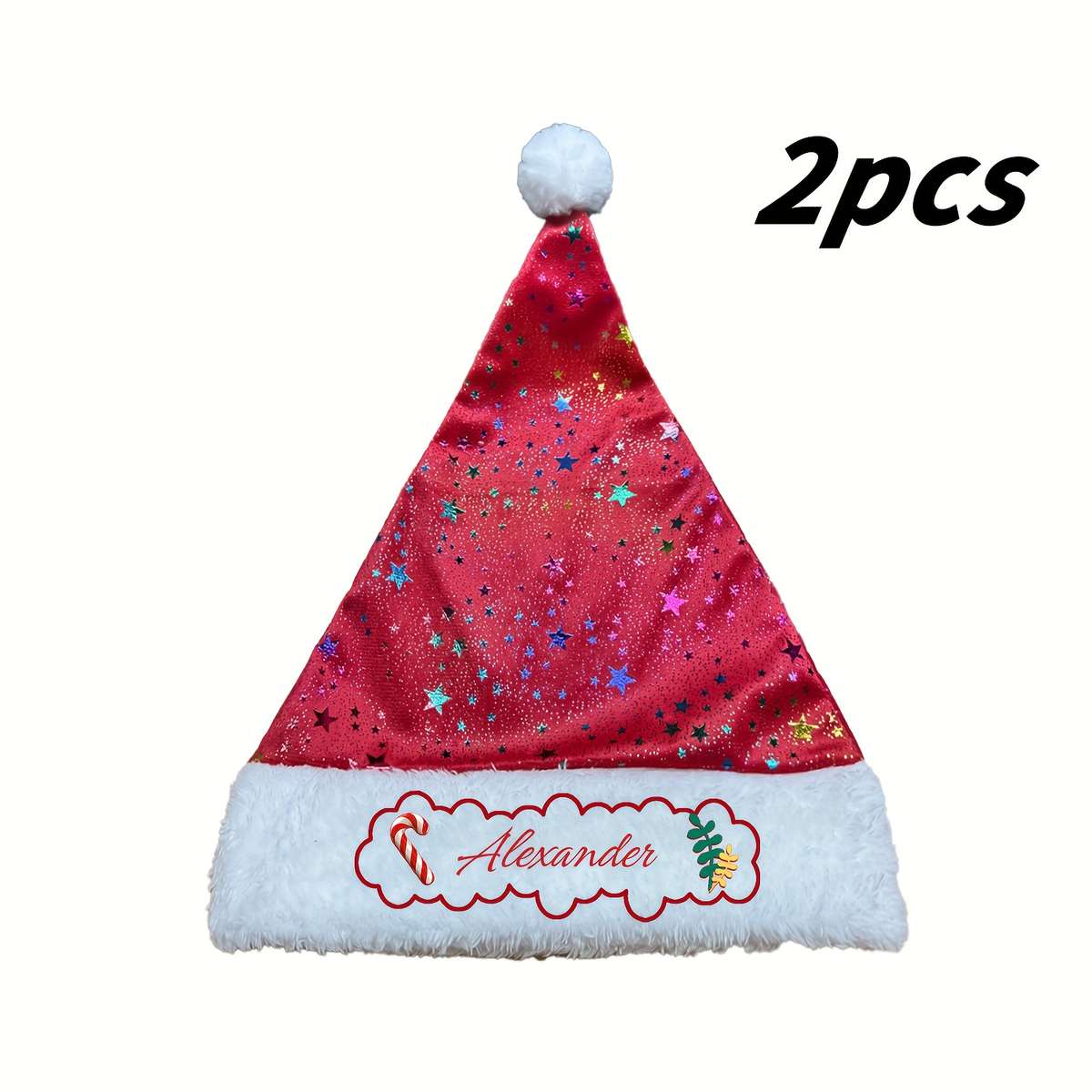 Christmas Decorations Items Red 04 Quantity 2Pcs