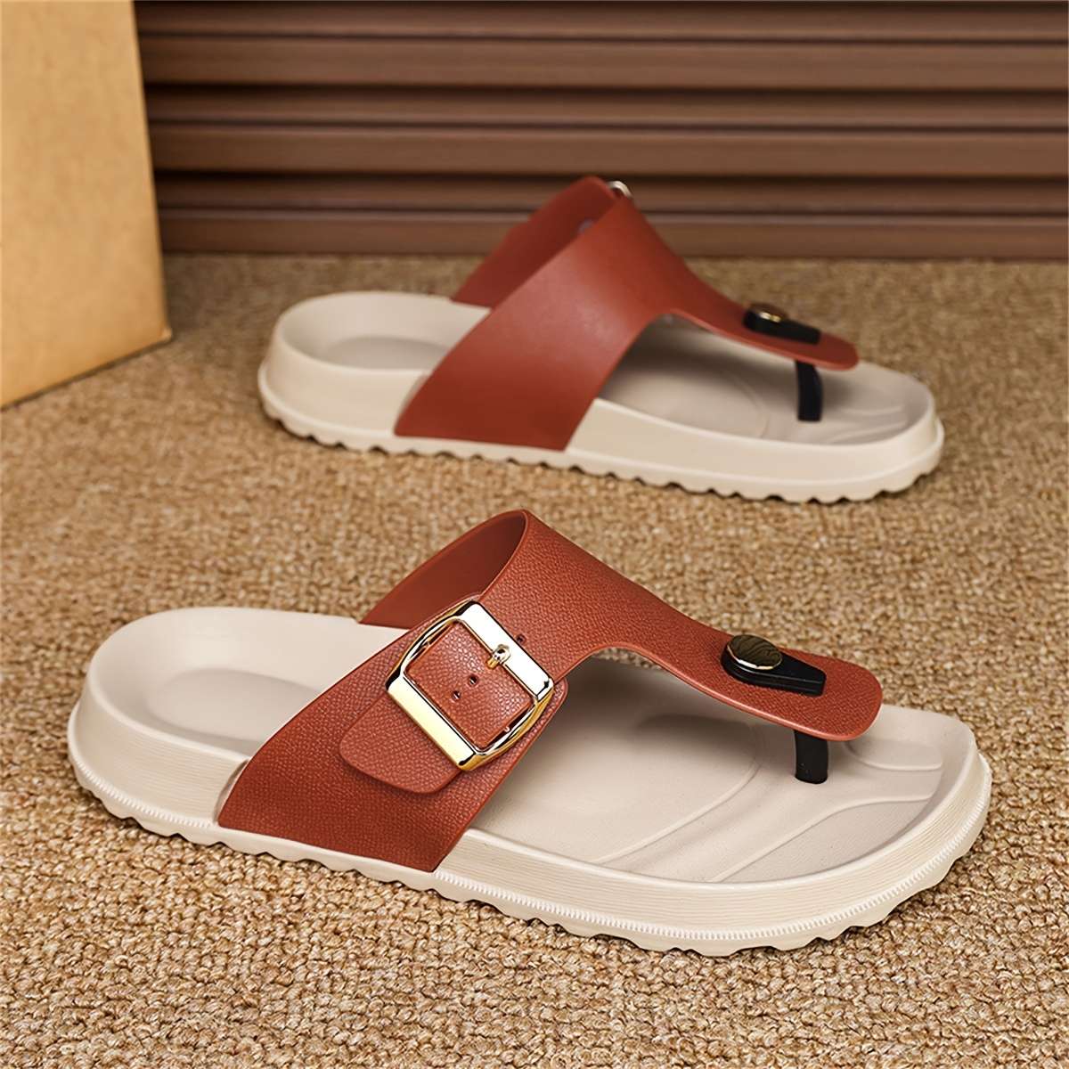 Sandals Color Khaki Camel Size Uk 9