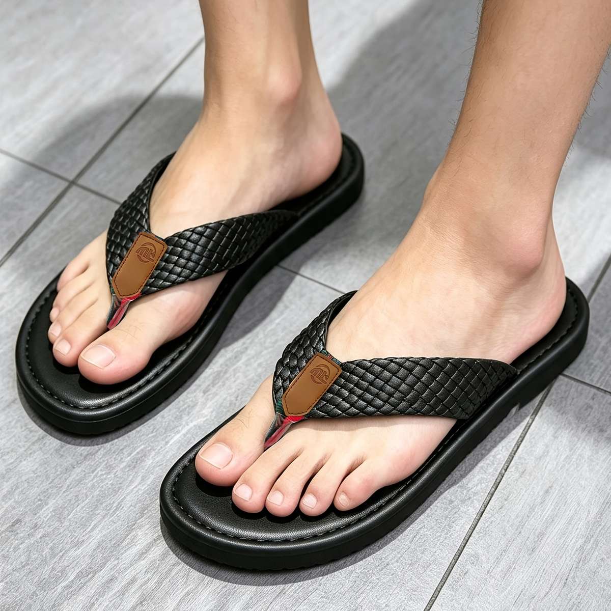 Sandals Color Black Size Uk 8
