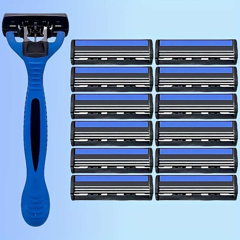 Shaver Color Blue 1 Shank    12 Replacement Blades