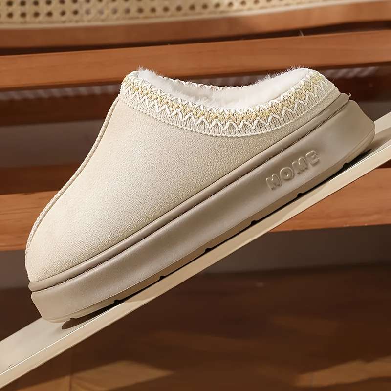 Cotton Slippers Color Black Sizeuk 7.5-8