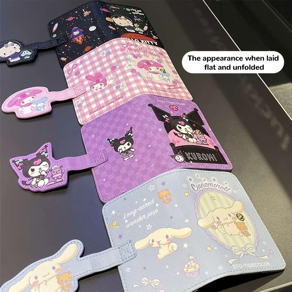 1pc Sanrio Women'S Multifunctional Card Holderfor Hello Kitty for Kuromi for Cinnamoroll Melody