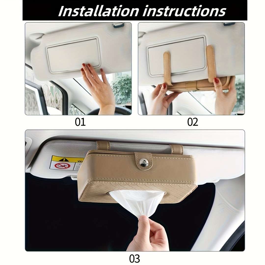 Car Tissue Box Color Black