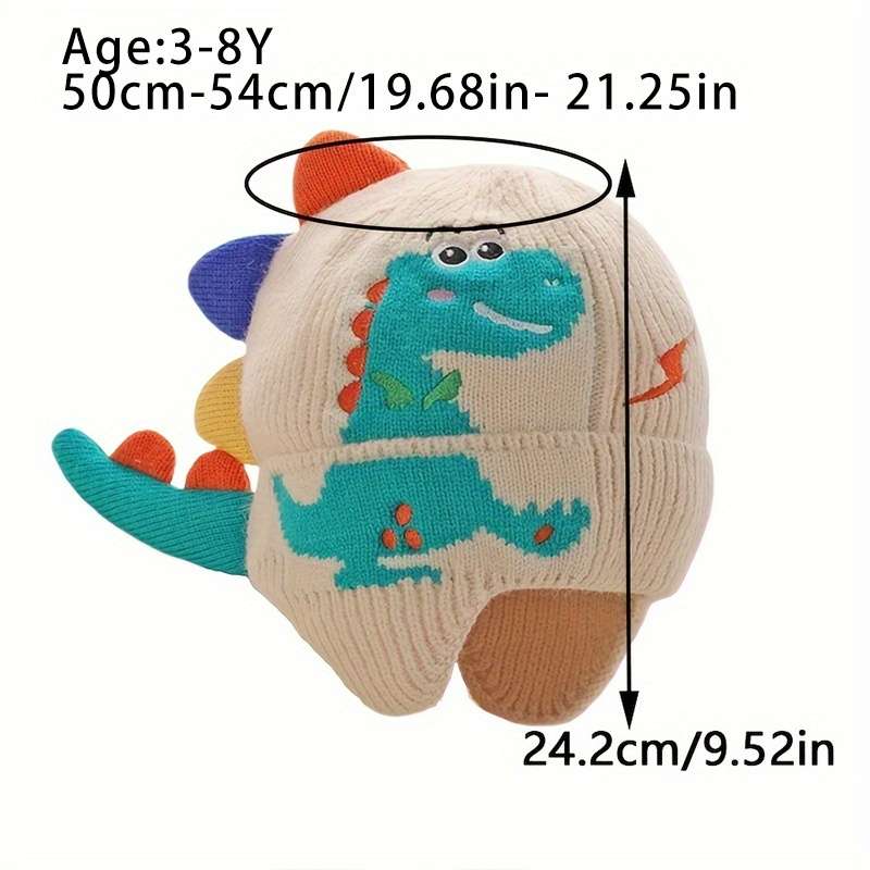 Hat Color Dinosaur Ear Hat Beige