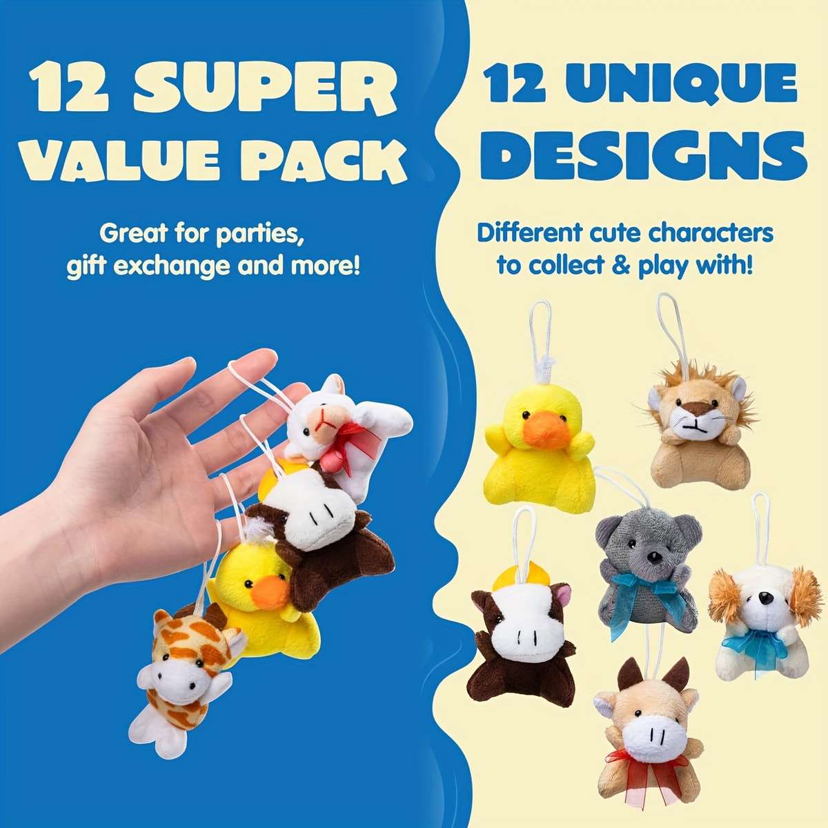 Plush Toys Quantity 18Pcs