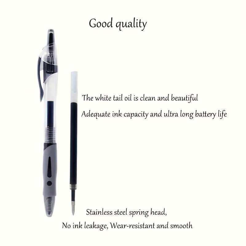 Pen color 10pcs Black Replacement Core