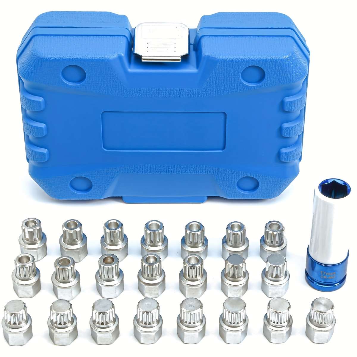 23-Piece Anti-Theft Wheel Lock Nut Removal Kit