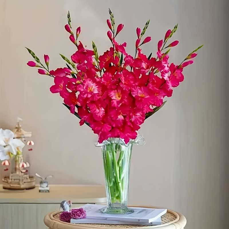 Simulated Flower Style 30 Flowers  3 Pieces
