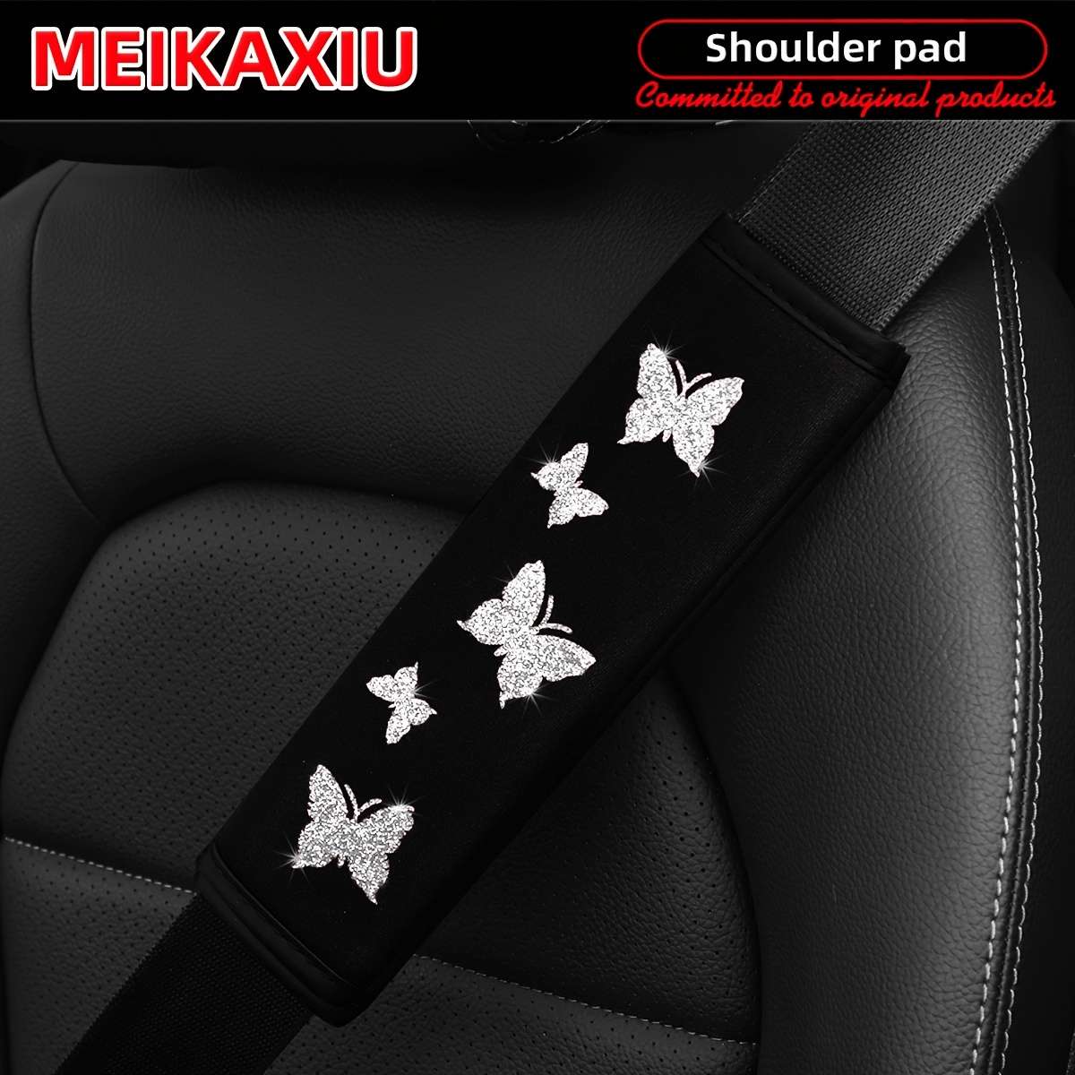 Car Seat Belt Covers Drakgray