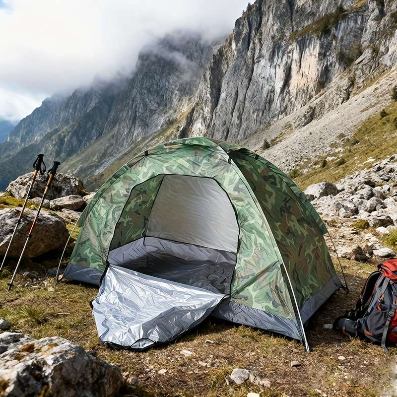 Camping Tent People Pops Up Quickly Is Easy To Set Up Providing Ventilation