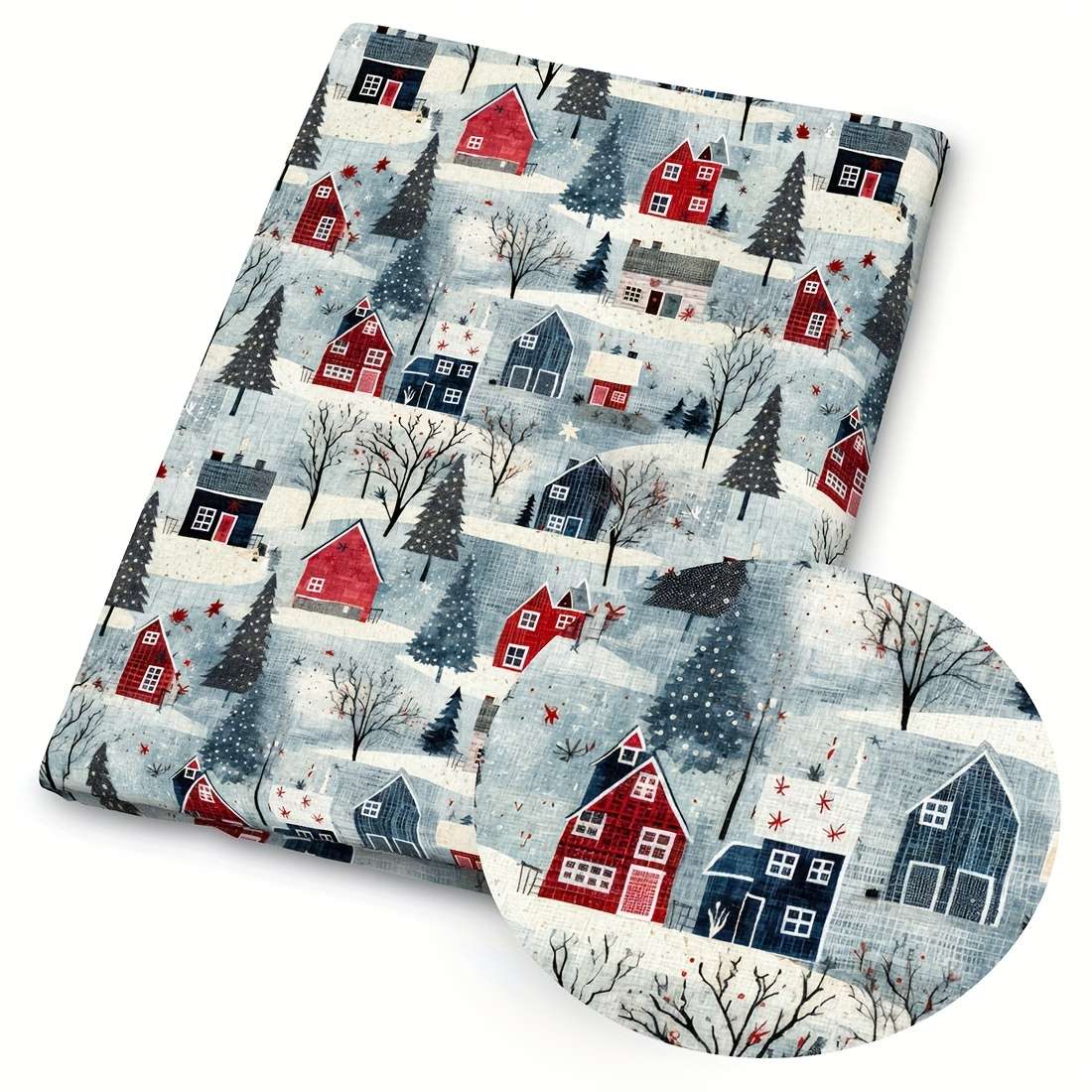 Christmas Tablecloth Style Nostalgic Cottage 3