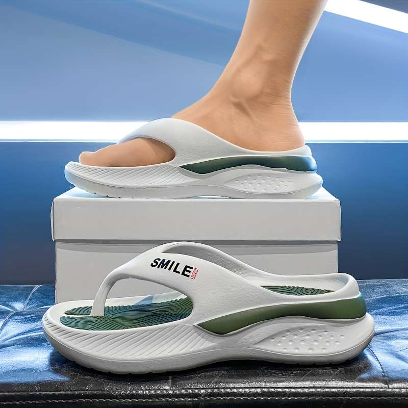 Men Slippers Summer Style Black Size Uk 4.5 To 5