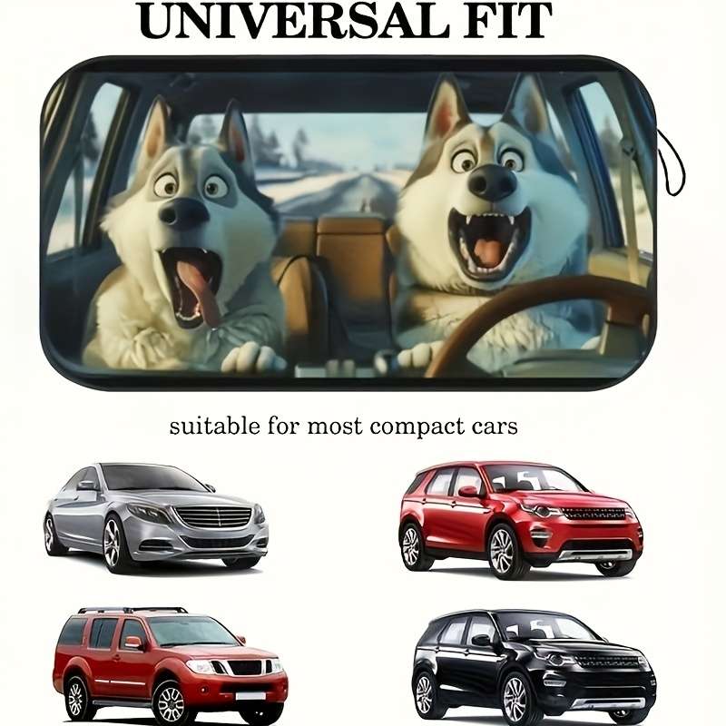 Car Sun Shades Style Husky Funny