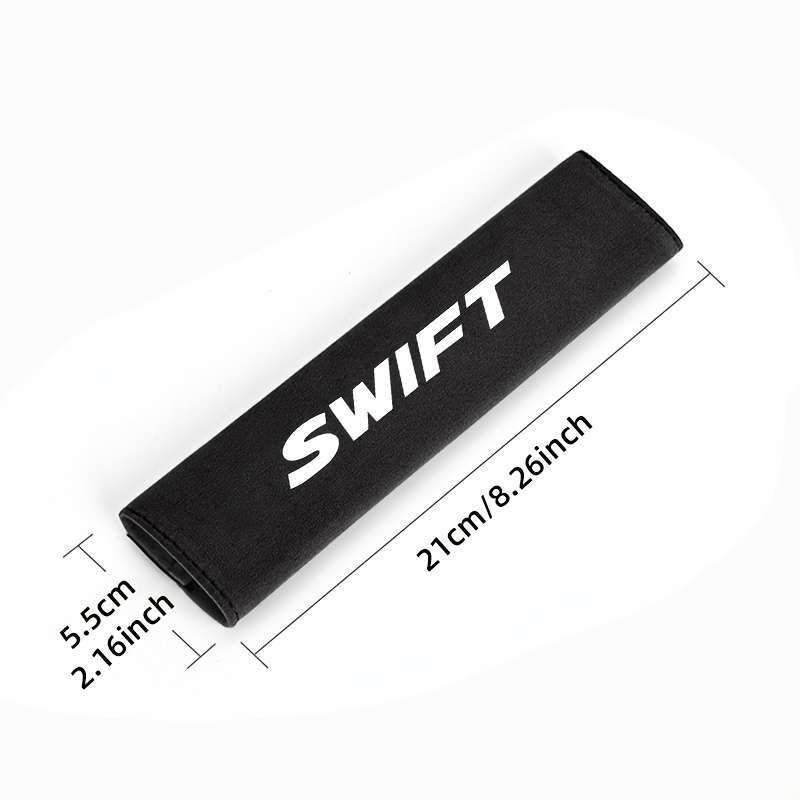 Car Seat Belt Covers White Swift Quantity 2Pcs