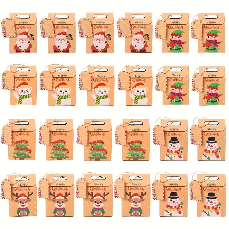 Christmas Gift Boxes Style Style 2 Quantity 24Pcs