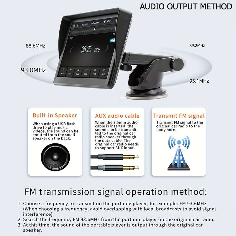 Car Audio  Entertainment System Model Car Player