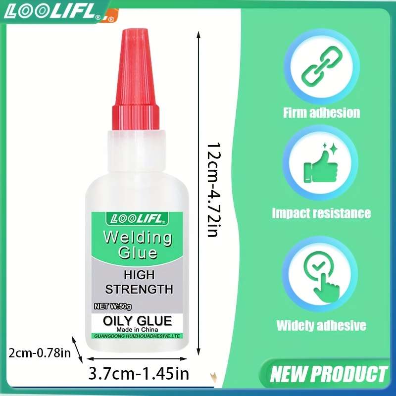 2Pcs Strong Hold Non Toxic Super Glue Quickdry Adhesive For Workshop Tasks Clear