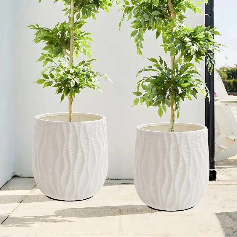 Flowerpot Items 180 Beige   18.01 Cm * 19.2 Cm Quantity2Pcs Pack
