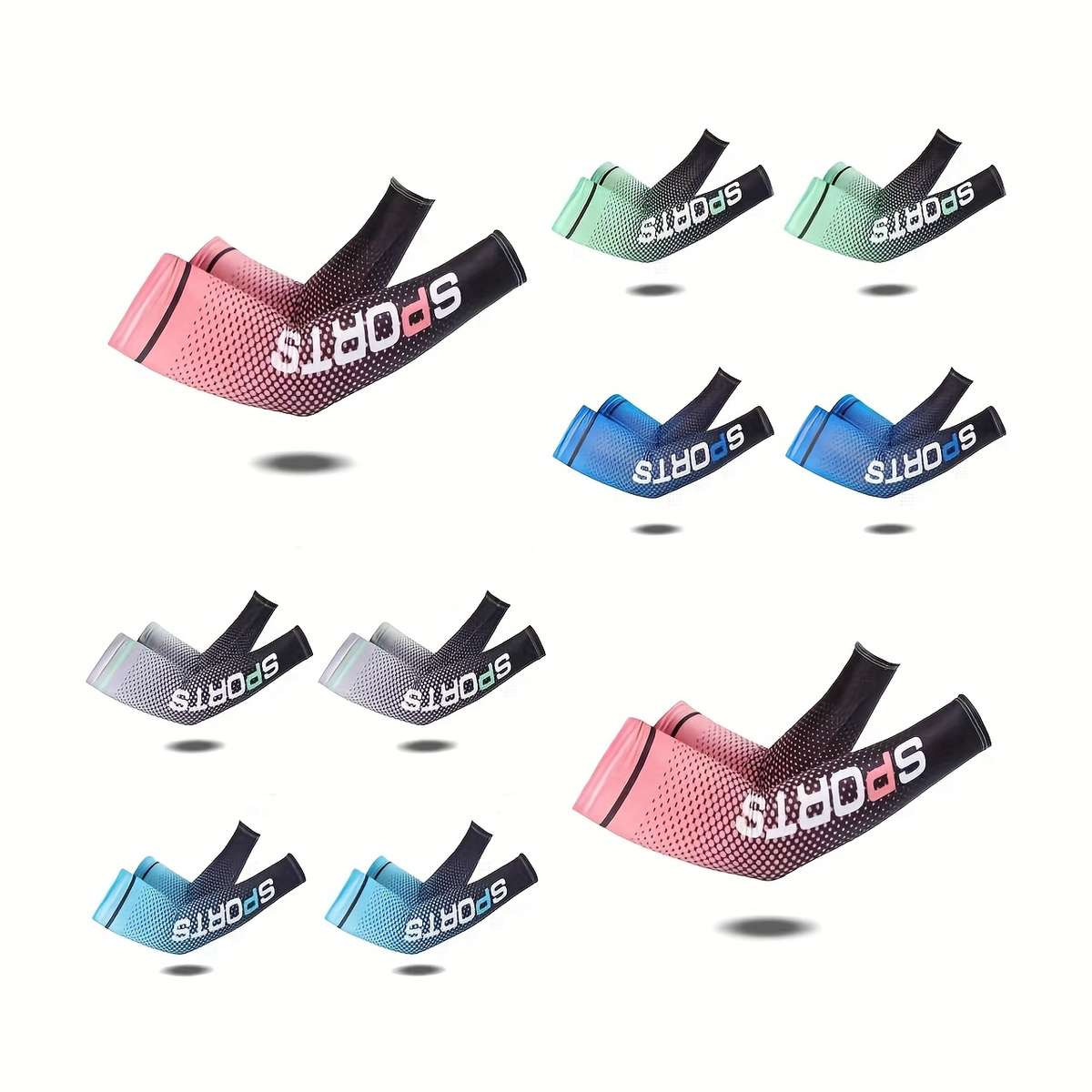 Sunscreen Sleeves Color 5Pairs