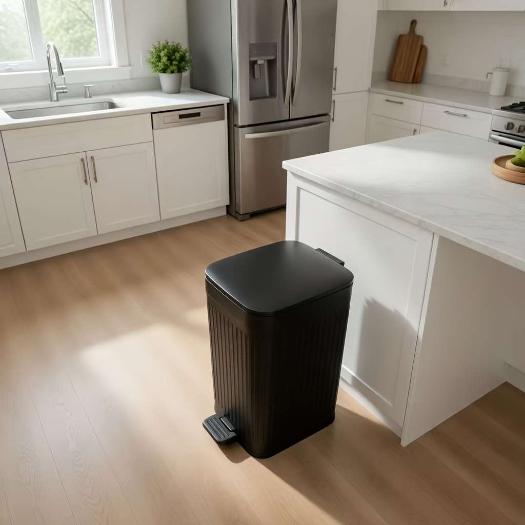 Garbage Can Color Black