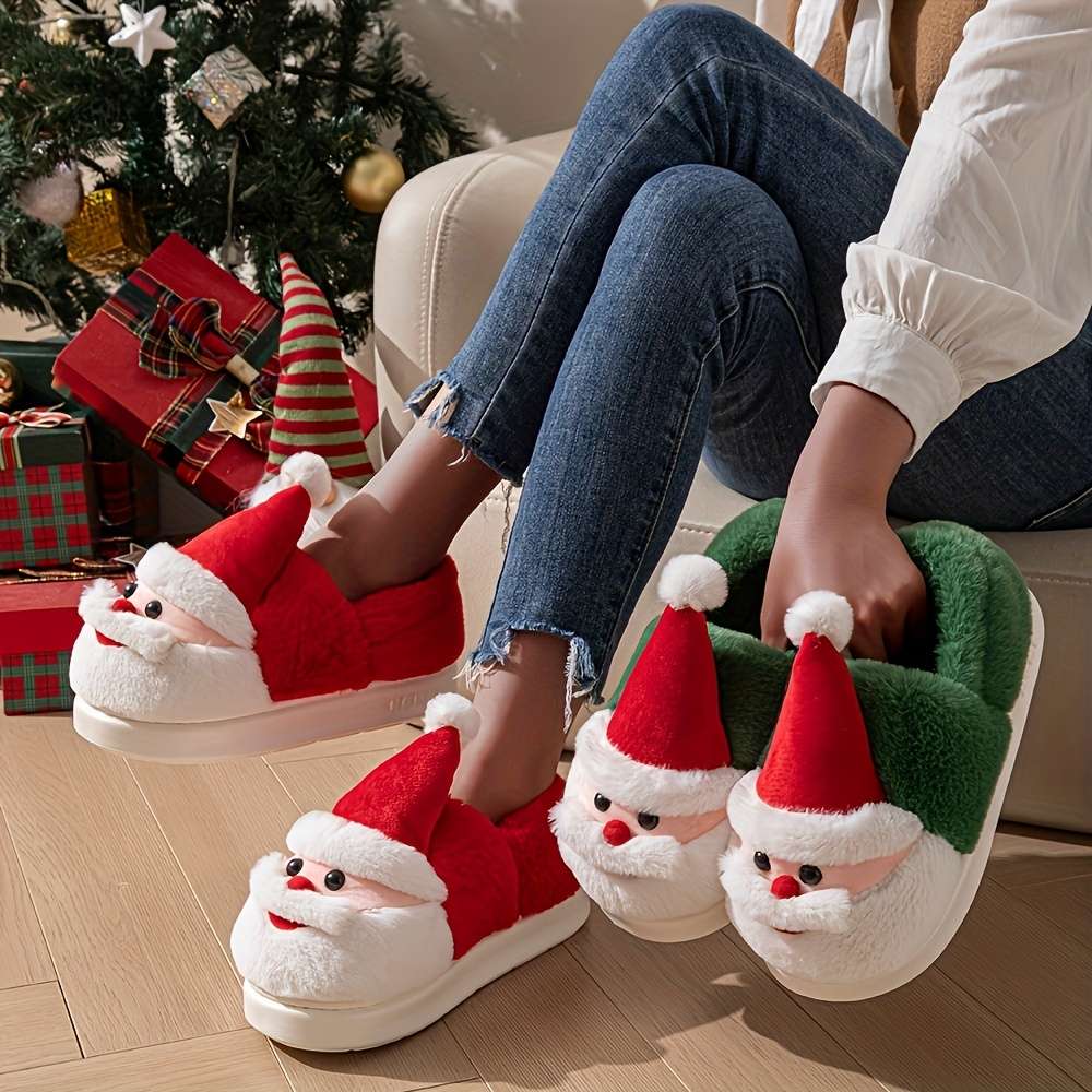 Cotton Slippers Color Red Sizeuk 6.5-7